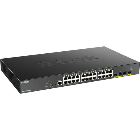 D-link Systems D-link Dgs-1250-28xmp-6kv Smart Managed Gigabit Poe Switch With 10-gigabit Uplin