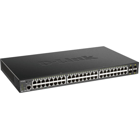 D-link Systems D-link Dgs-1250-52xmp-6kv 52-port Smart Managed Gigabit Poe Switch With 10-gigab