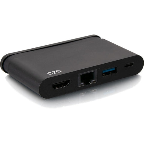 C2g Usb-c Travel Dock,hdmi 4k30,usb,eth,pd
