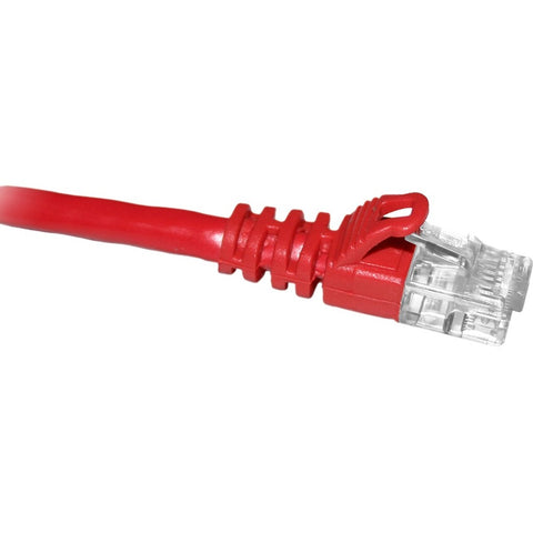 Enet Solutions, Inc. Cat6 Booted Snagless 1ft Red Taa Comp