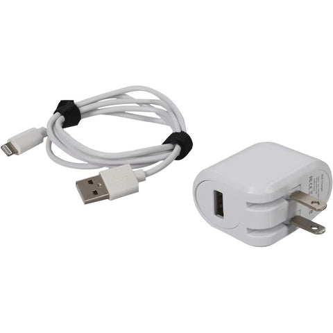 Add-on Addon 1m Usb 2.0 (a) Male To Lightning Male White Cable With Wall Plug