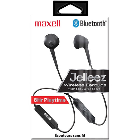 Maxell Jbt-blk Jelleez Bt Black Tethered Wireless
