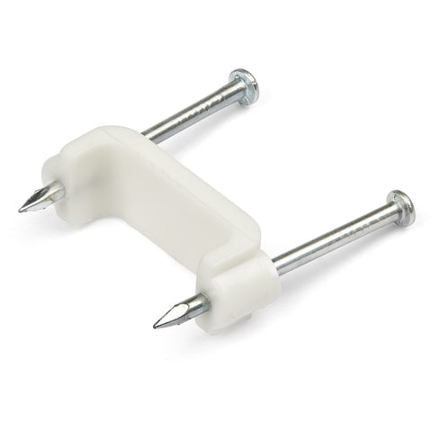 Startech 100 Pack Of Double Nail Mounted Cable Clip - Large