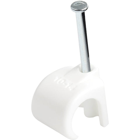 Startech 101 Cable Clips With Nail - For Cables 0.39-0.55in. (10-14 Mm) - Durable Pe Mate