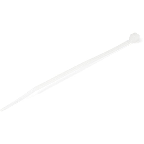 Startech 100 Pack Of Cable Ties: Keep Cables Organized With 4in (101.6 Mm) White Zip Ties