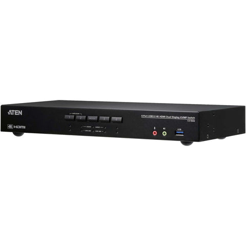 Aten 4-port Usb 3.0 4k Hdmi Dual Display Kvmp Switch