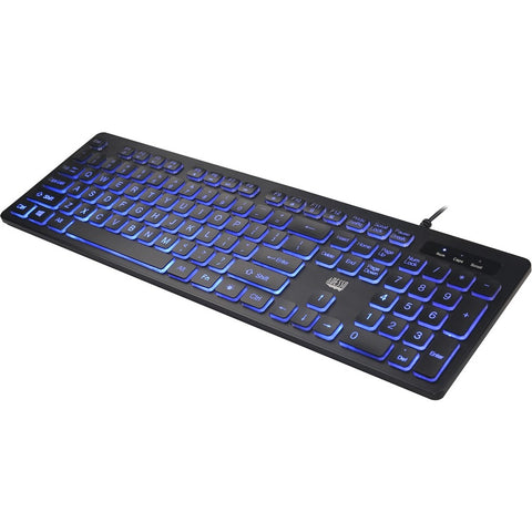 Adesso Innovation Inc Adesso 2x Large Print , On And Off  Illiminated Backlight Usb Keyboard,  Interne