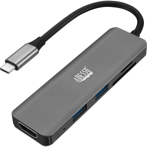 Adesso Innovation Inc 6 In 1 Usb-c Multiport Docking Stationadesso 6-in-1 Usb-c Multiport Docking Stat