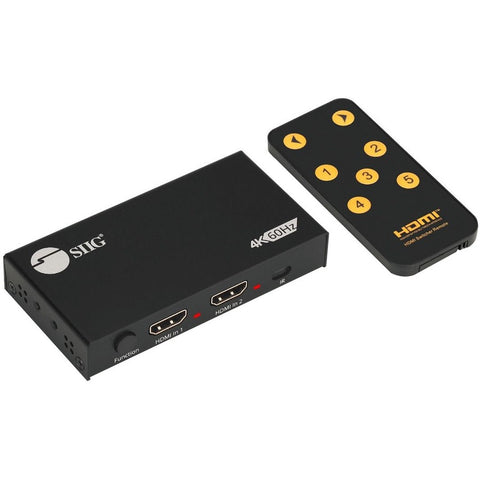 Siig, Inc. Hdmi Switcher Or Splitter, Up To 4k60hz Hdr, Edid, Downscaling 4k60hz To 1080p60