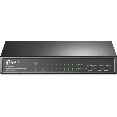 Tp-link Usa Corporation 9-port 10/100mbps Desktop Switch With 8-