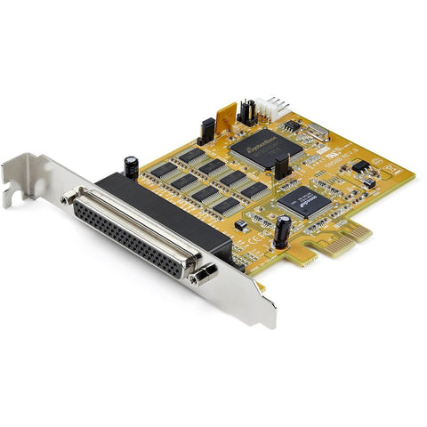 Startech 8-port Pci Express Rs232 Serial Adapter Card 16c1050 Uart 15kv Esd - Bi-directio