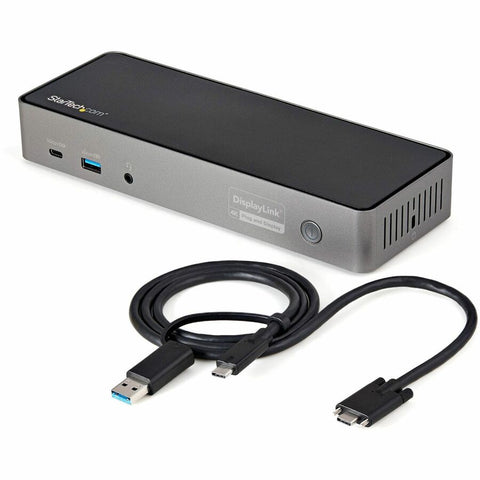 Startech Universal Hybrid Usb-c Usb-a Dock (usb 10gbps) - 4k Triple Monitor Docking Stati