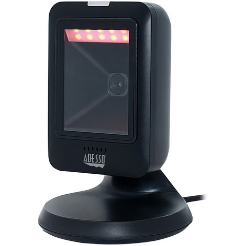 Adesso Innovation Inc Adesso 2d Omnidirectional Usb Desktop Hand-free Cmos Barcode Scanner, 30 Fps Sca