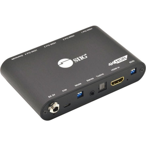 Siig, Inc. Siig 1x4 Hdmi 4k 60hz Splitter With Edid