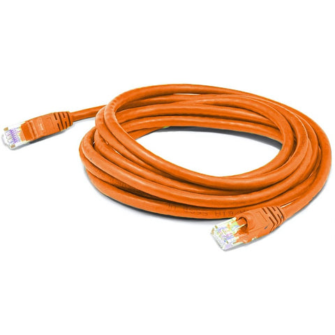 Add-on Addon 7ft Orange Cat 6a Pvc Ethernet Cable Snagless Bubble Boot Rj-45 M/m