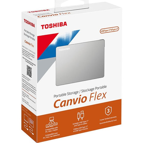 Toshiba America Electronic Com Canvio Flex 2tb Silver