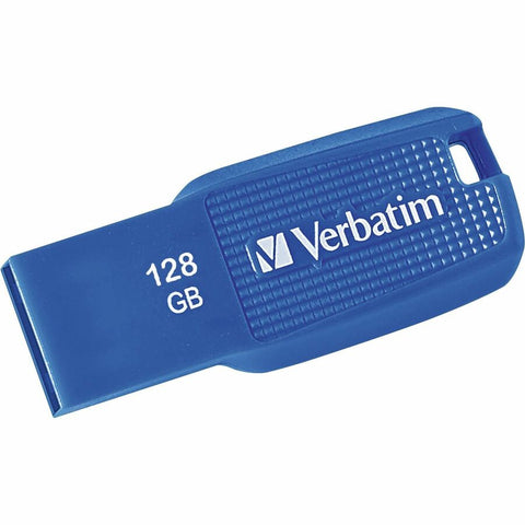 Verbatim Americas Llc 128gb Ergo Usb 3.0 Flash Drive-blue