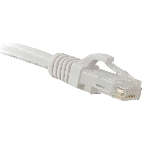 Enet Solutions, Inc. Cat6 Snagless Molded Boot Cbl White 12ft