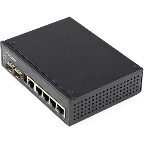 Startech Industrial 5 Port Gigabit Ethernet Switch - Up To 30w Per 4 Poe Ports - 75c To -