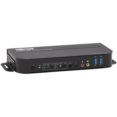 Eaton Tripp Lite Series 2-port Displayport/usb Kvm Switch - 4k 60 Hz, Hdr, Hdcp 2.2, I