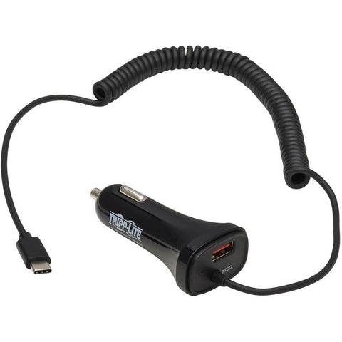 Eaton U280-c02-30w-c6 - Dual-port Usb Car Charger With 30w Charging - Usb-c (18w