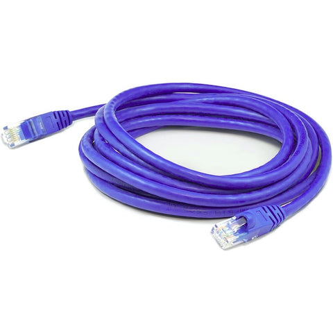 Add-on 75ft Blue Cat 6a Pvc Ethernet Cable Snagless Bubble Boot Rj-45 M/m