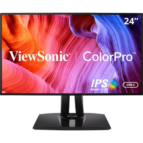 Viewsonic 24in Srgb Color Accurate With Usb-c,1920 X 1080 Resolution.