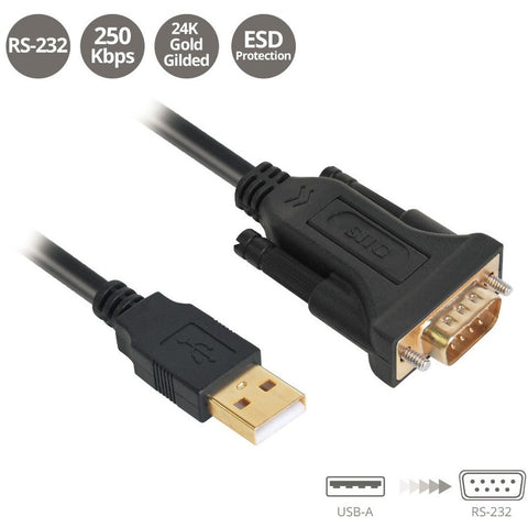 Siig, Inc. Usb To Rs-232 Serial Adapter Cable