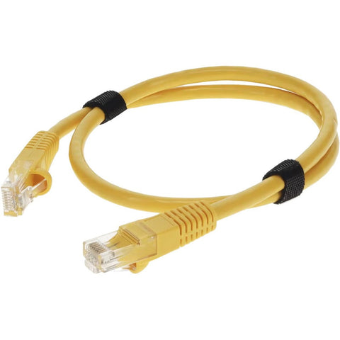 Add-on Addon 6ft Yellow Cat 6a Pvc Ethernet Cable Snagless Bubble Boot Rj-45 M/m