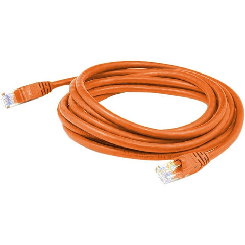 Add-on Addon 6ft Orange Cat 6a Pvc Ethernet Cable Snagless Bubble Boot Rj-45 M/m