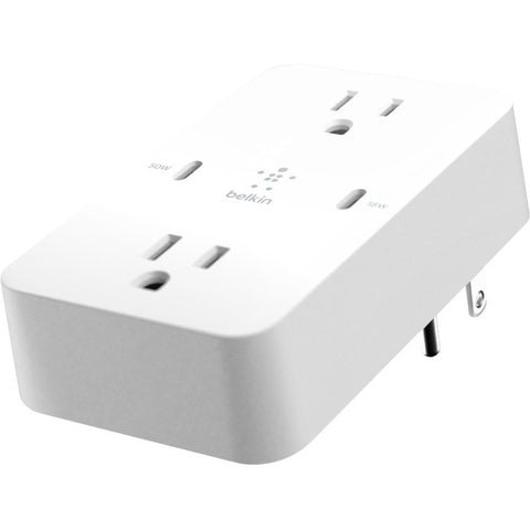 Belkin International Inc Usbc Pd Wl Plt, 68w, 2x Ac, Wh