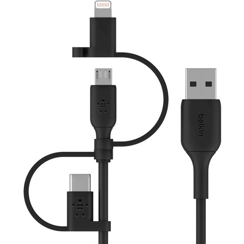 Belkin International Inc Unv Cbl,musb-ltg/usbc,1m,blk