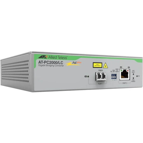 Allied Telesis Inc. Taa 1gb Poe+ Media Converter, Lc Connect
