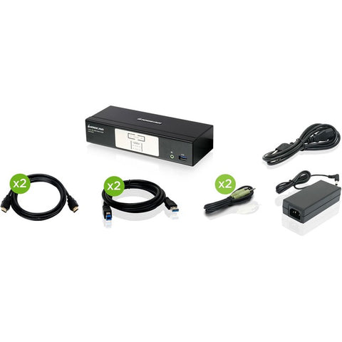 Iogear 2-port 4k Kvm With Hdmi Connection Taa Compliant