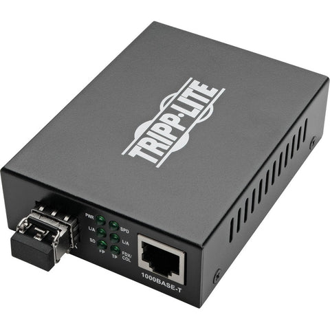 Eaton Tripp Lite Series Gigabit Multimode Fiber To Ethernet Media Converter, 10/