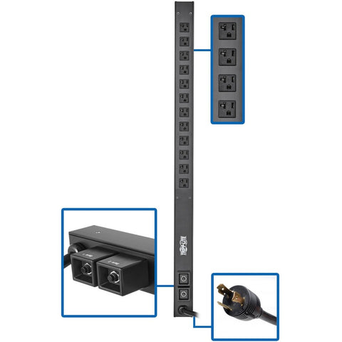 Eaton Tripp Lite Series 2.9kw 120v Single-phase Basic Pdu - 12 Nema 5-15/20r Out