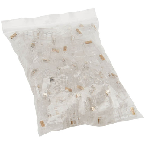 Eaton Tripp Lite Series Cat6 Rj45 Pass-through Utp Modular Plug, 100 Pack, Taa