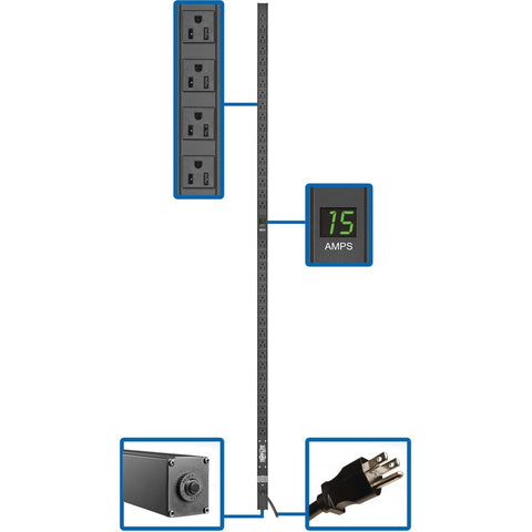 Eaton Tripp Lite Series 1.5kw 100-127v Single-phase Local Metered Pdu - 36 Nema