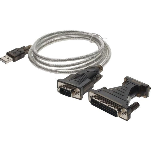 Add-on Addon 5ft Usb 2.0 (a) Male To Db-25 Male Adapter Cable
