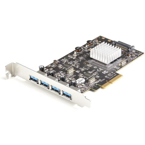 Startech 4-port Usb Pcie Card 3.1 Gen 2 - 2 Chips