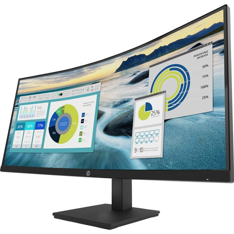 Hp Inc. Hp P34hc G4 Wqhd Curved Monitor - 34inch - 21:9 - 5ms - Wqhd (3440 X 1440 @ 60 H