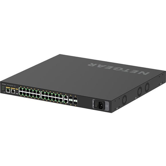Netgear Av Line M4250-26g4xf-poe+ 24x1g Poe+ 480w 2x1g And 4xsfp+ Managed Switch