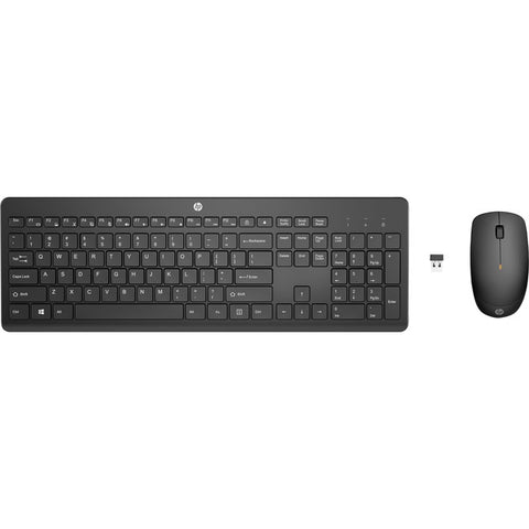 Hp Inc. Hp 235 - Keyboard, Mouse - Qwerty - Mouse, Keyboard - Wireless - Usb-a - Black -