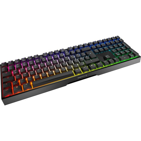 Cherry Americas Llc Keyboard,rgb Red Silent Switch