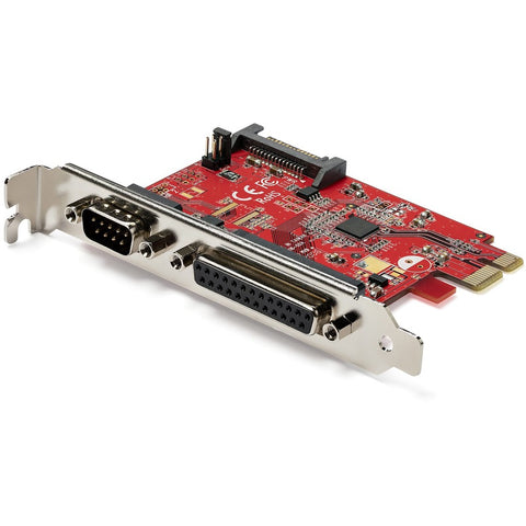 Startech Pcie Card With Serial And Parallel Port - 1x Db25 Parallel 1x Rs232 Serial Combo