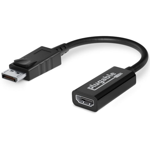 Plugable Technologies Active Displayport To Hdmi Adapter- Driverless , Connect Any Displayport-enabled