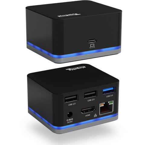 Plugable Technologies Usb C Cube - Mini Docking Station, Compatible With Thunderbolt 3 Ports And Speci