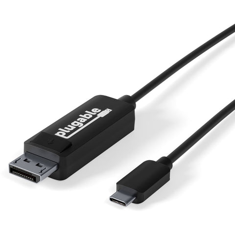 Plugable Technologies Plugable Usb C To Displayport Adapter - 6ft (1.8m) Adapter Cable (supports Resol