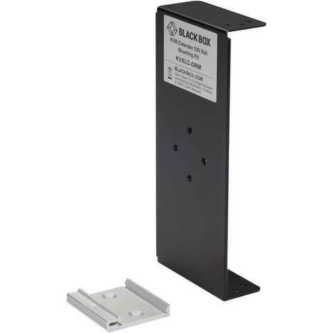 Black Box With This Optional Mounting Kit, The Kvx Transmitter Can Be Installed On A Din R