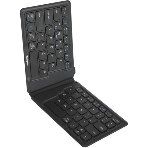 Targus Foldable Ergonomic Keyboard W/ Antimicrobial Defenseguard Black